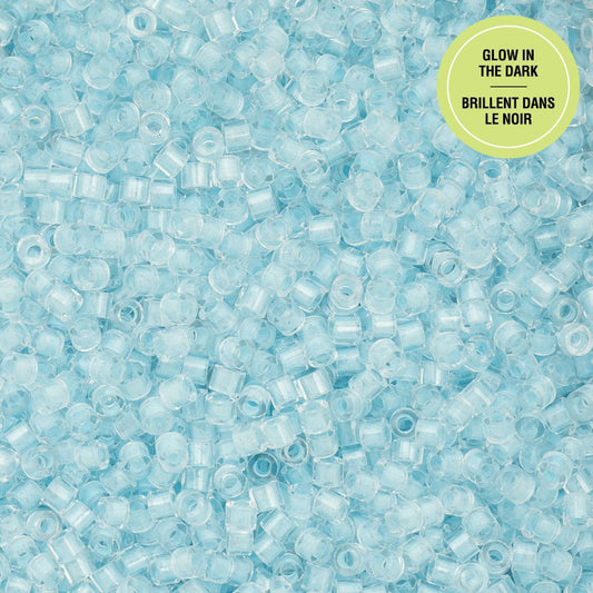 Sky Glow in the Dark - Cylin Bead 11/0 - 25g