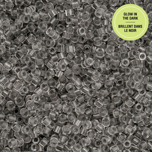 Grey Glow in the Dark - Cylin Bead 11/0 - 25g