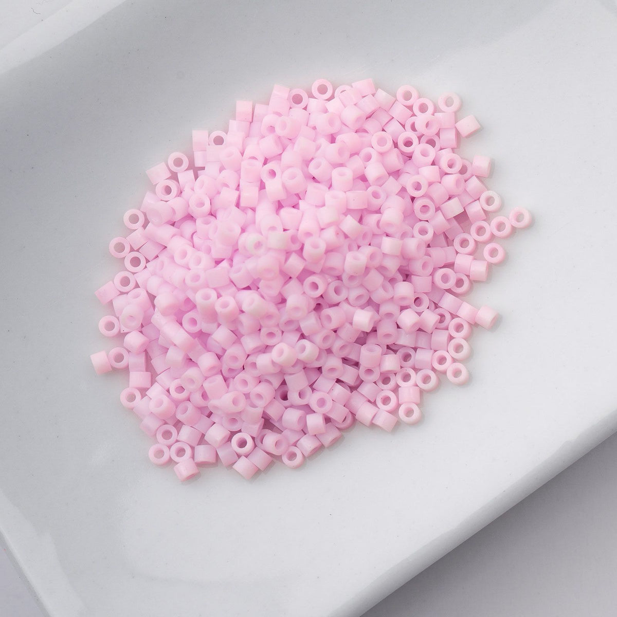 Pink Cotton Candy Matte Macaron - Cylin Bead 11/0 - 25g