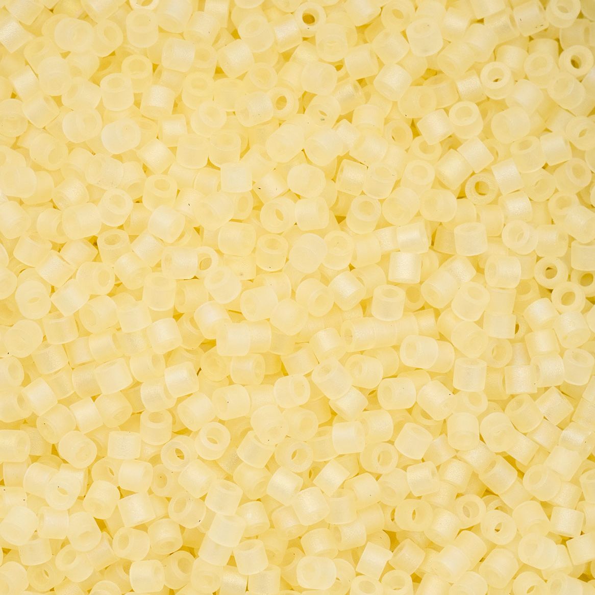 Yellow Matte Macaron AB - Cylin Bead 11/0 - 25g