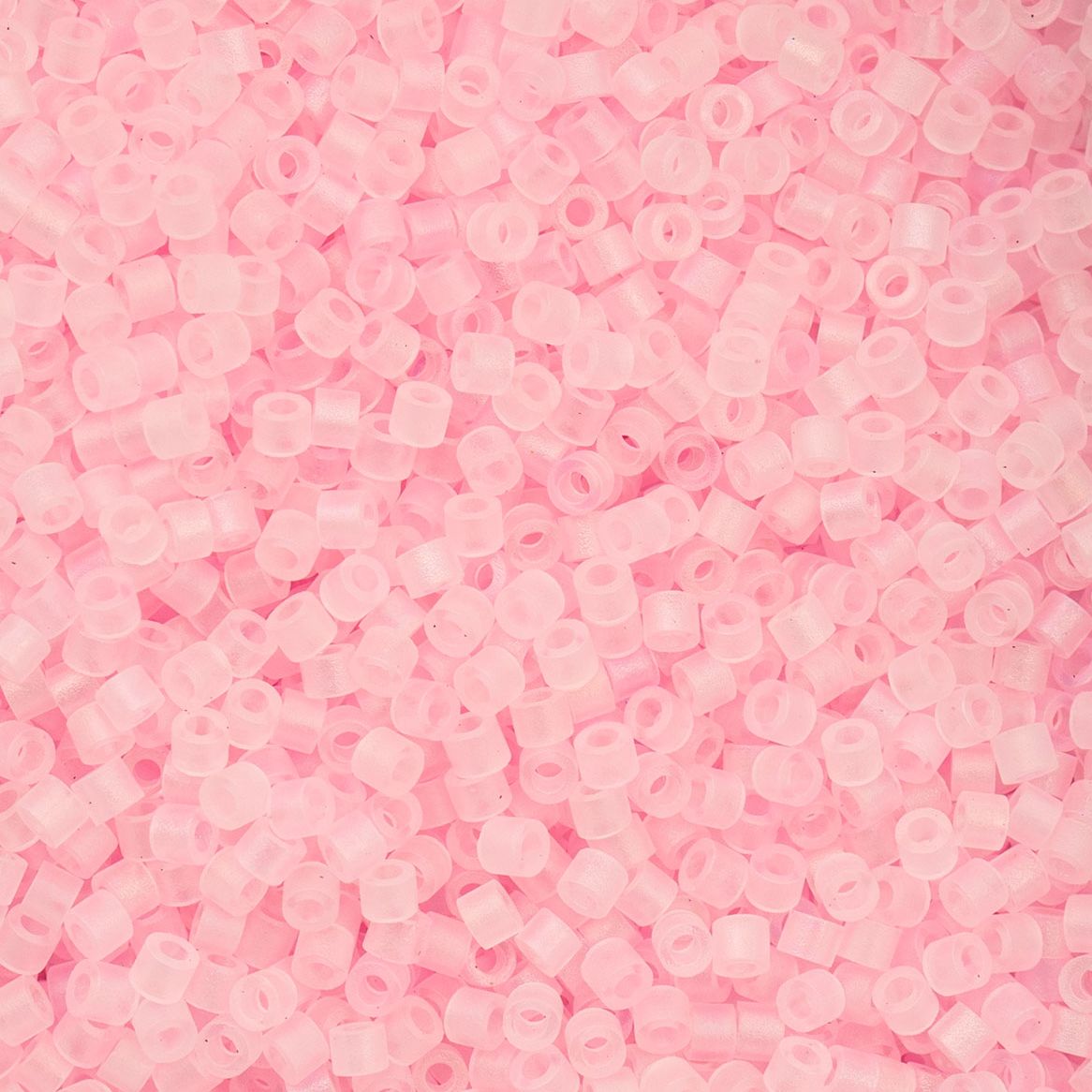 Pink Matte Macaron AB - Cylin Bead 11/0 - 25g