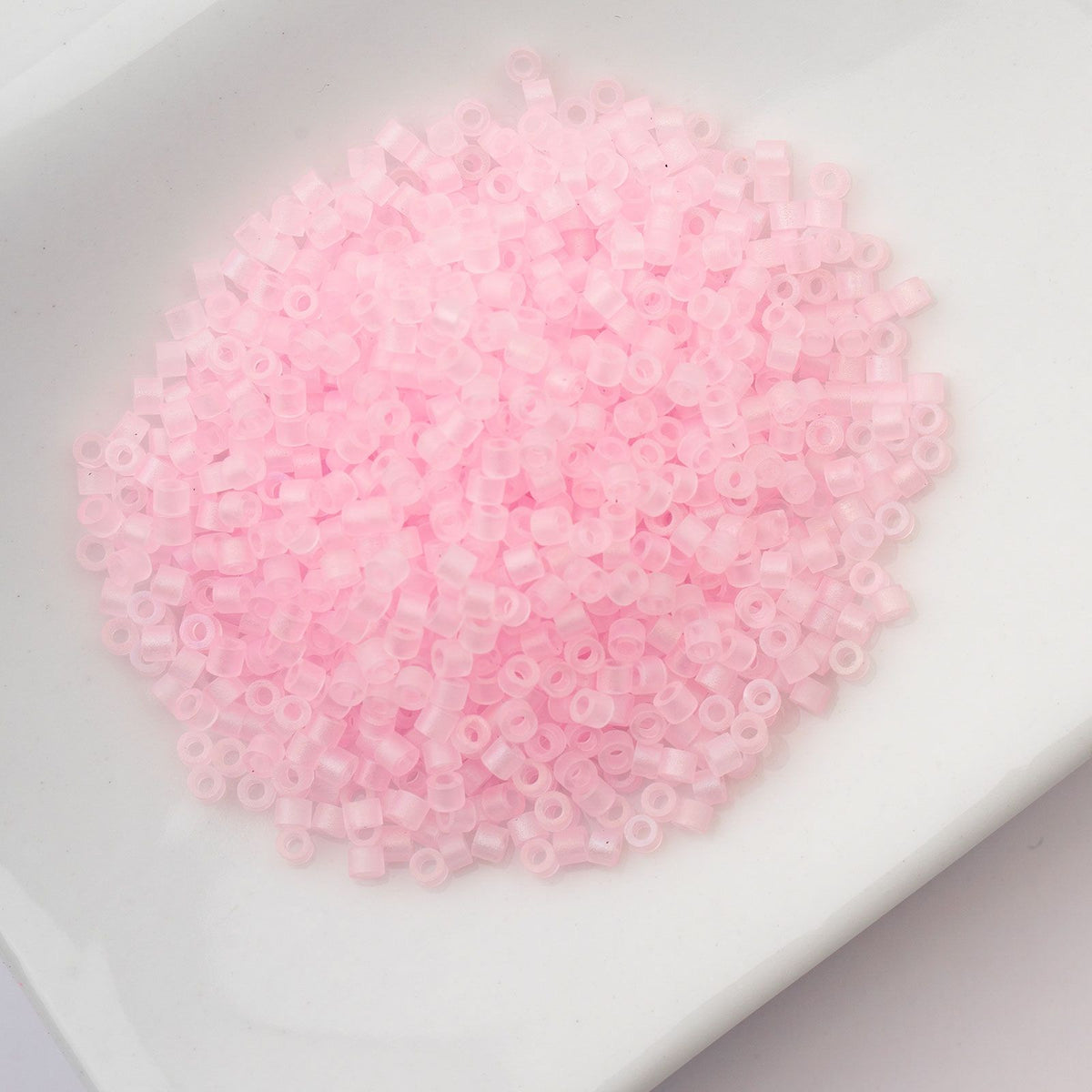 Pink Matte Macaron AB - Cylin Bead 11/0 - 25g