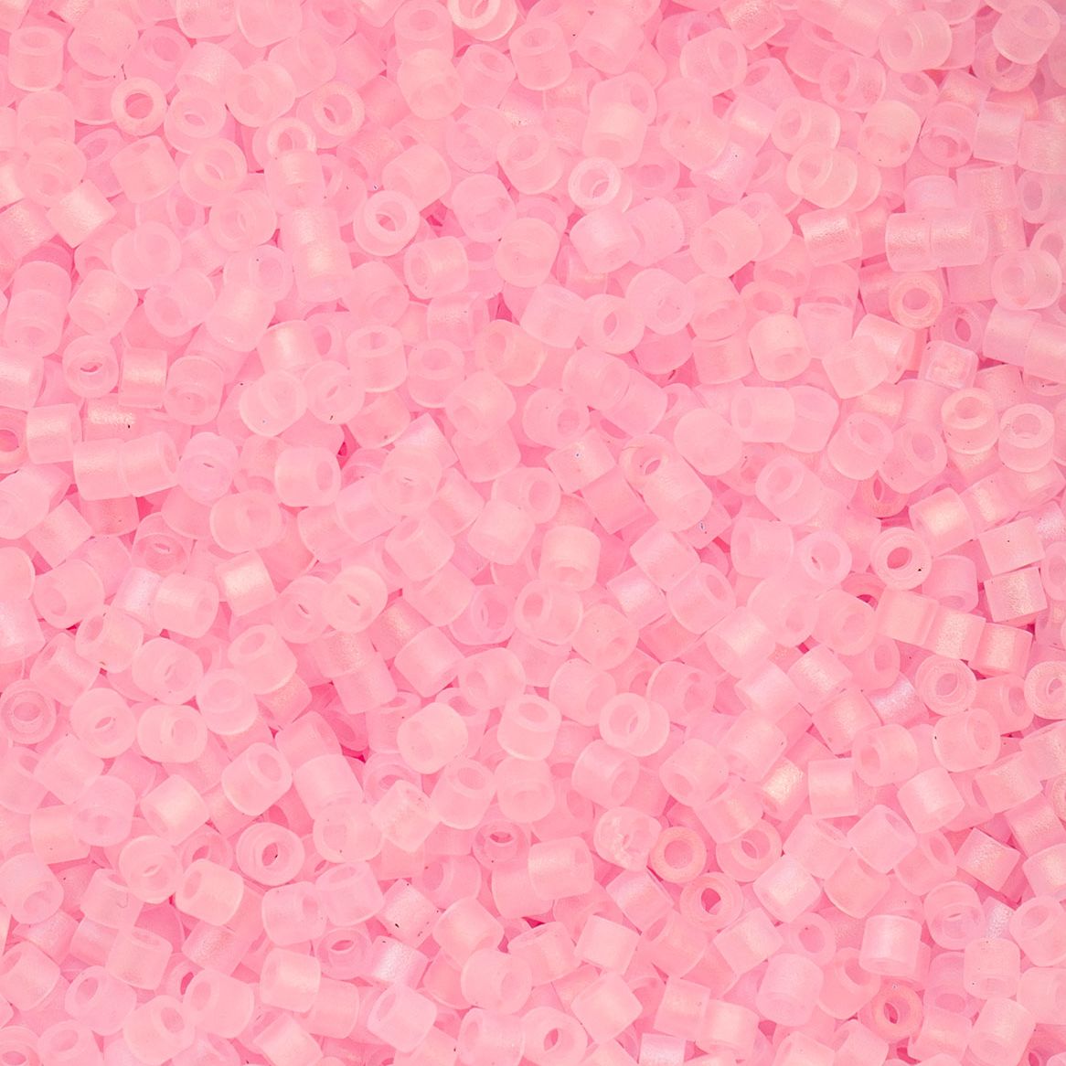Dark Pink Matte Macaron AB - Cylin Bead 11/0 - 25g