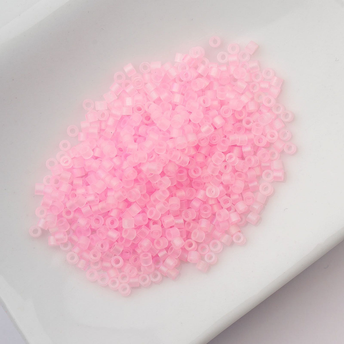 Dark Pink Matte Macaron AB - Cylin Bead 11/0 - 25g
