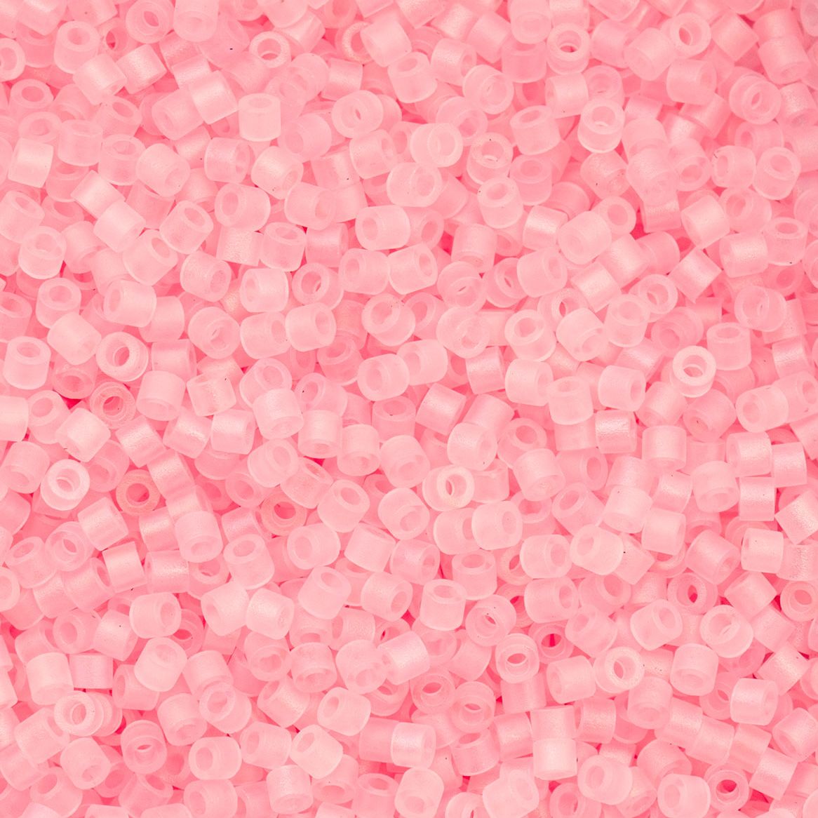 Coral Pink Matte Macaron AB - Cylin Bead 11/0 - 25g