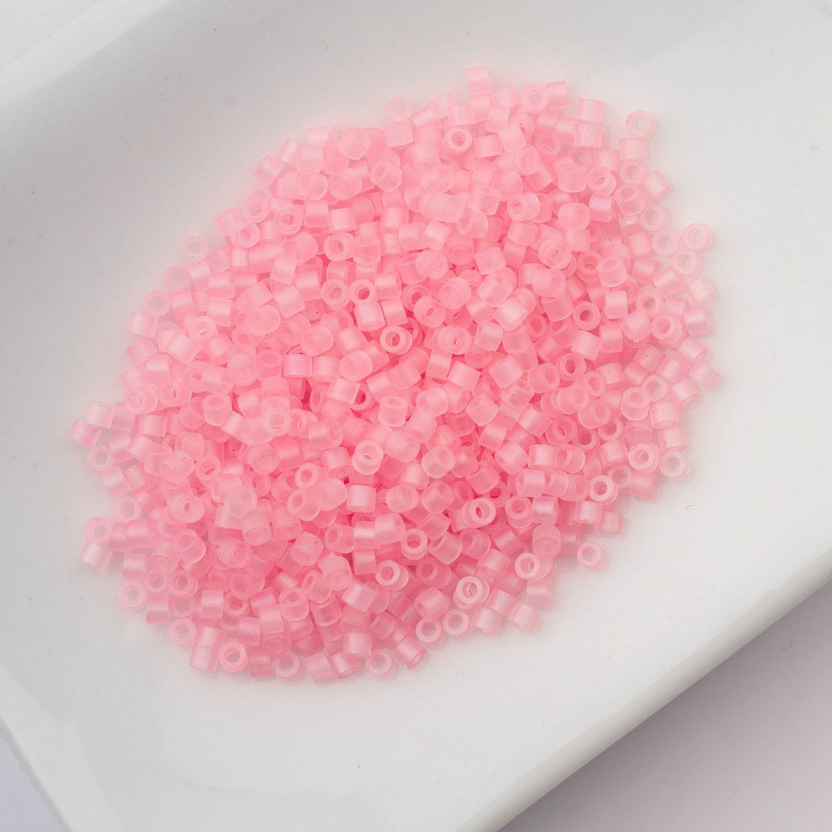 Coral Pink Matte Macaron AB - Cylin Bead 11/0 - 25g