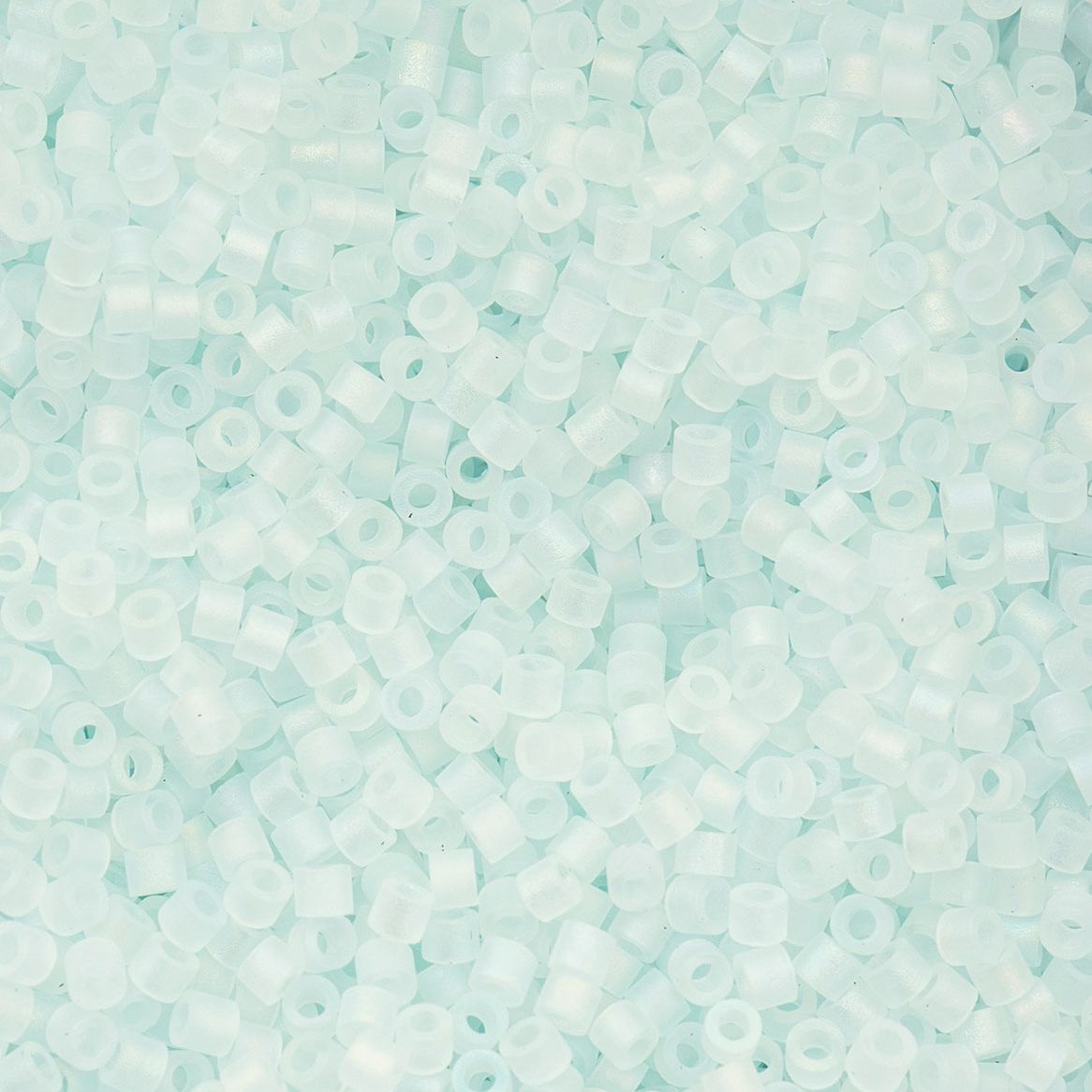 Soft Blue Matte Macaron AB - Cylin Bead 11/0 - 25g
