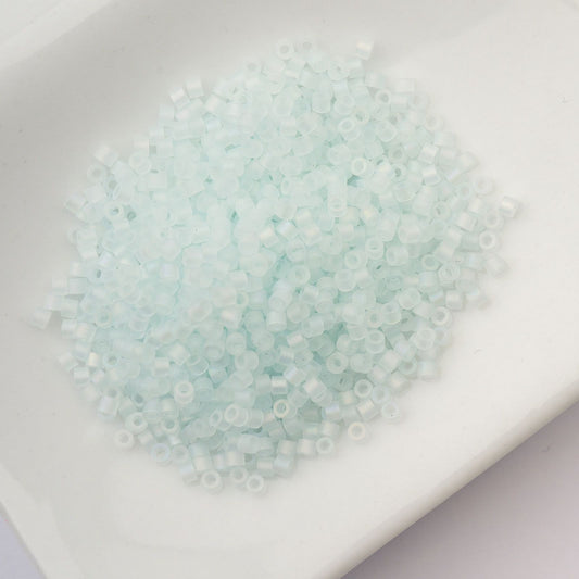 Soft Blue Matte Macaron AB - Cylin Bead 11/0 - 25g