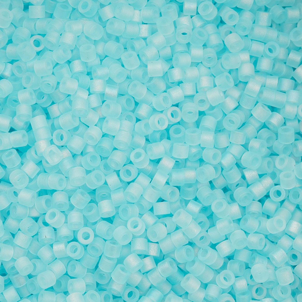 Sky Blue Matte Macaron AB - Cylin Bead 11/0 - 25g