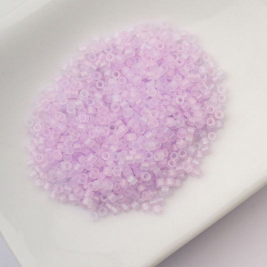 Lilac Frost Matte Macaron AB - Cylin Bead 11/0 - 25g