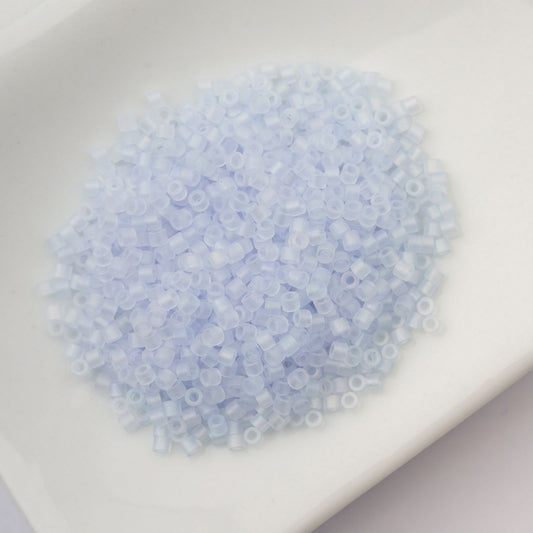 Light Blue Matte Macaron AB - Cylin Bead 11/0 - 25g