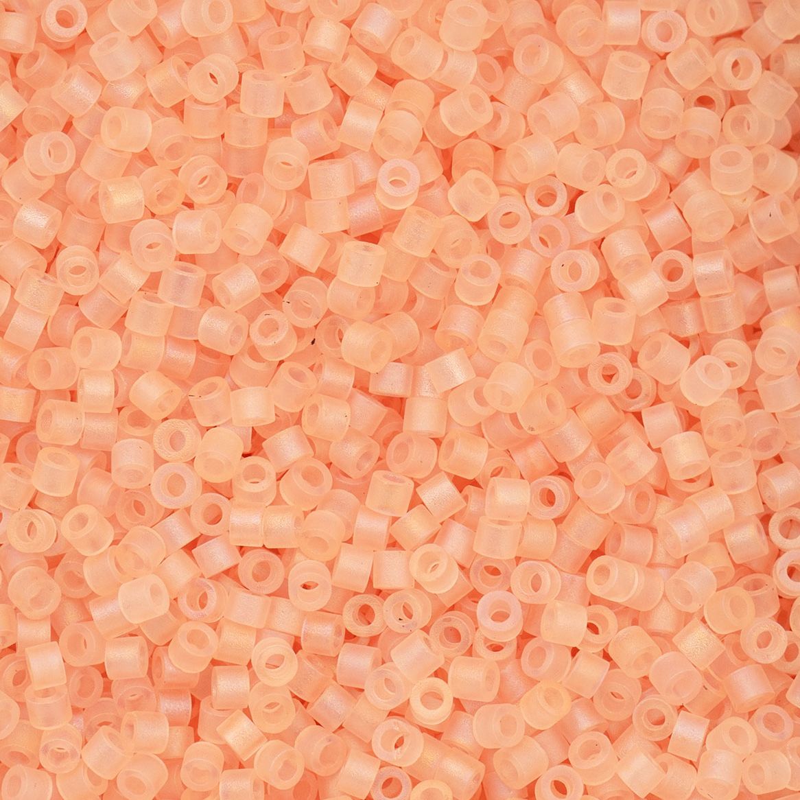 Light Tangerine Matte Macaron AB - Cylin Bead 11/0 - 25g