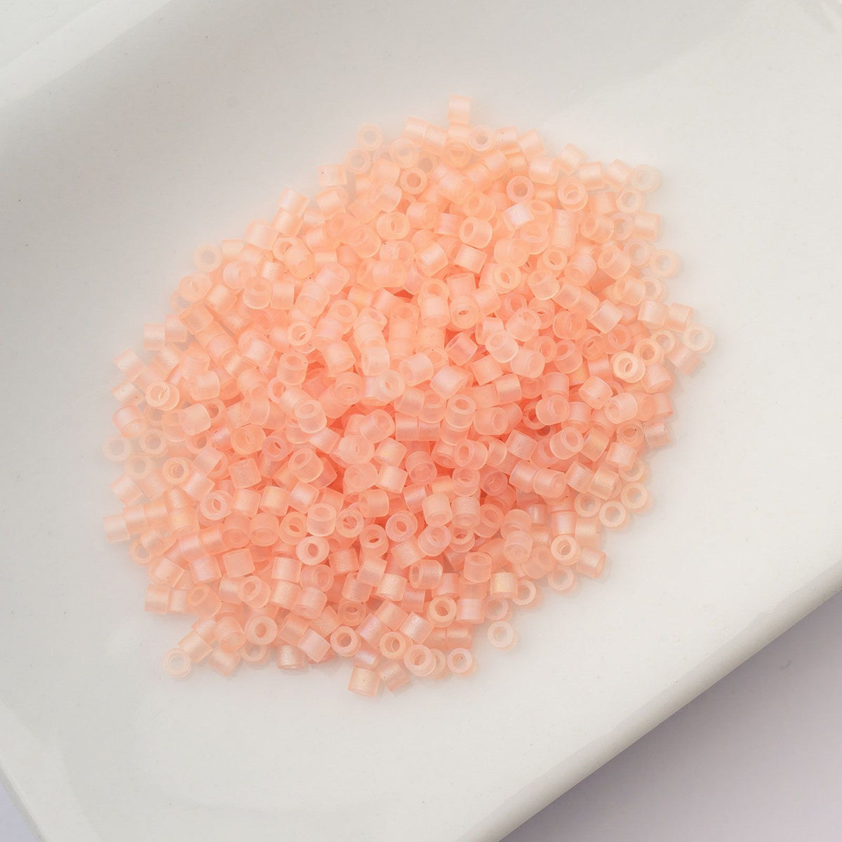 Light Tangerine Matte Macaron AB - Cylin Bead 11/0 - 25g