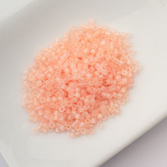 Light Tangerine Matte Macaron AB - Cylin Bead 11/0 - 25g