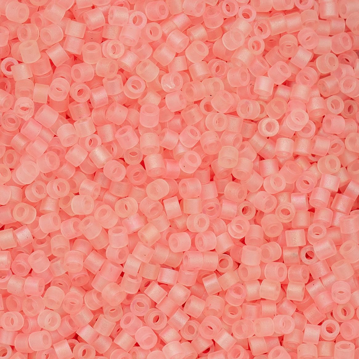 Light Coral Matte Macaron AB - Cylin Bead 11/0 - 25g