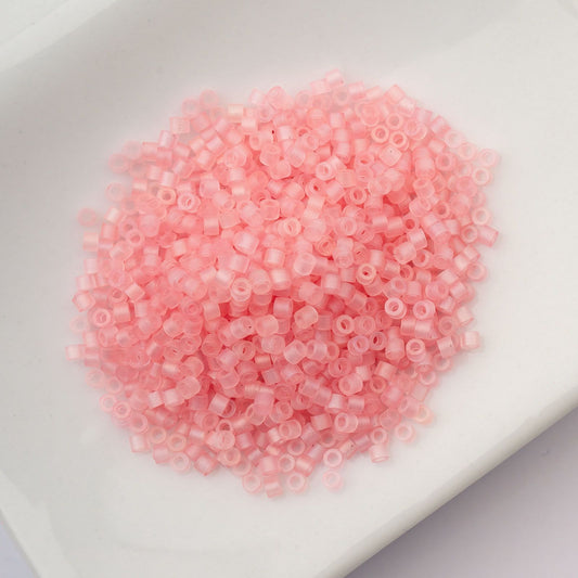 Light Coral Matte Macaron AB - Cylin Bead 11/0 - 25g