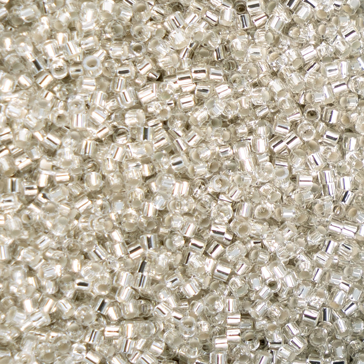 Crystal Silver Lined - Cylin Bead 11/0 - 25g