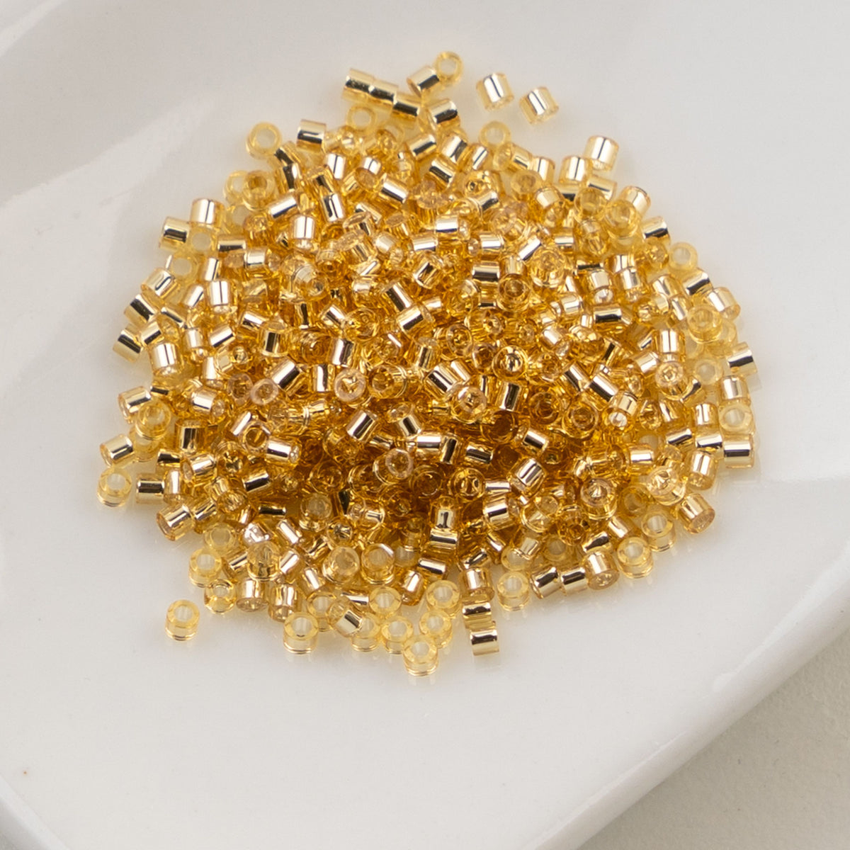 Gold Silver Lined - Cylin Bead 11/0 - 25g