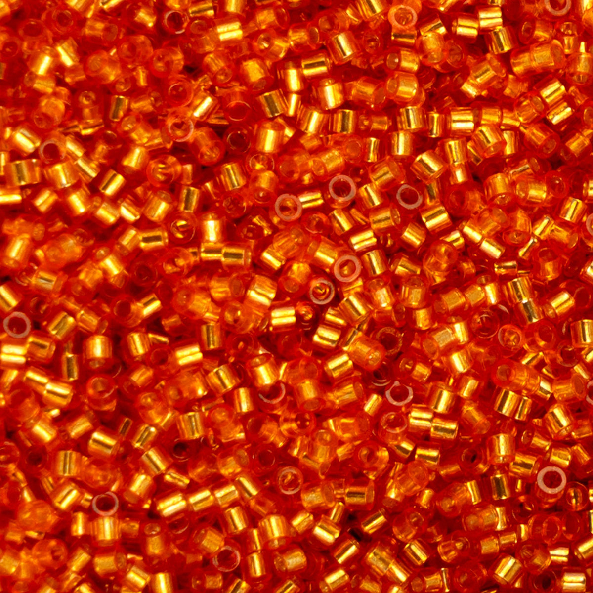 Orange Silver Lined - Cylin Bead 11/0 - 25g