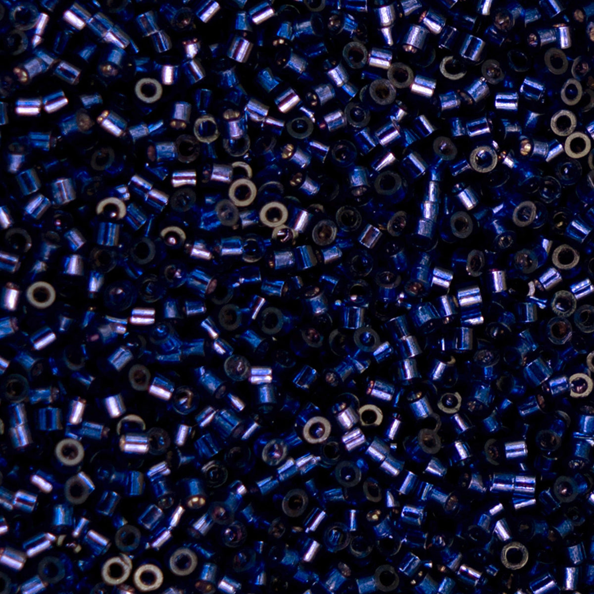 Dark Violet Silver Lined - Cylin Bead 11/0 - 25g