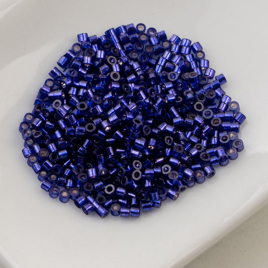 Dark Violet Silver Lined - Cylin Bead 11/0 - 25g