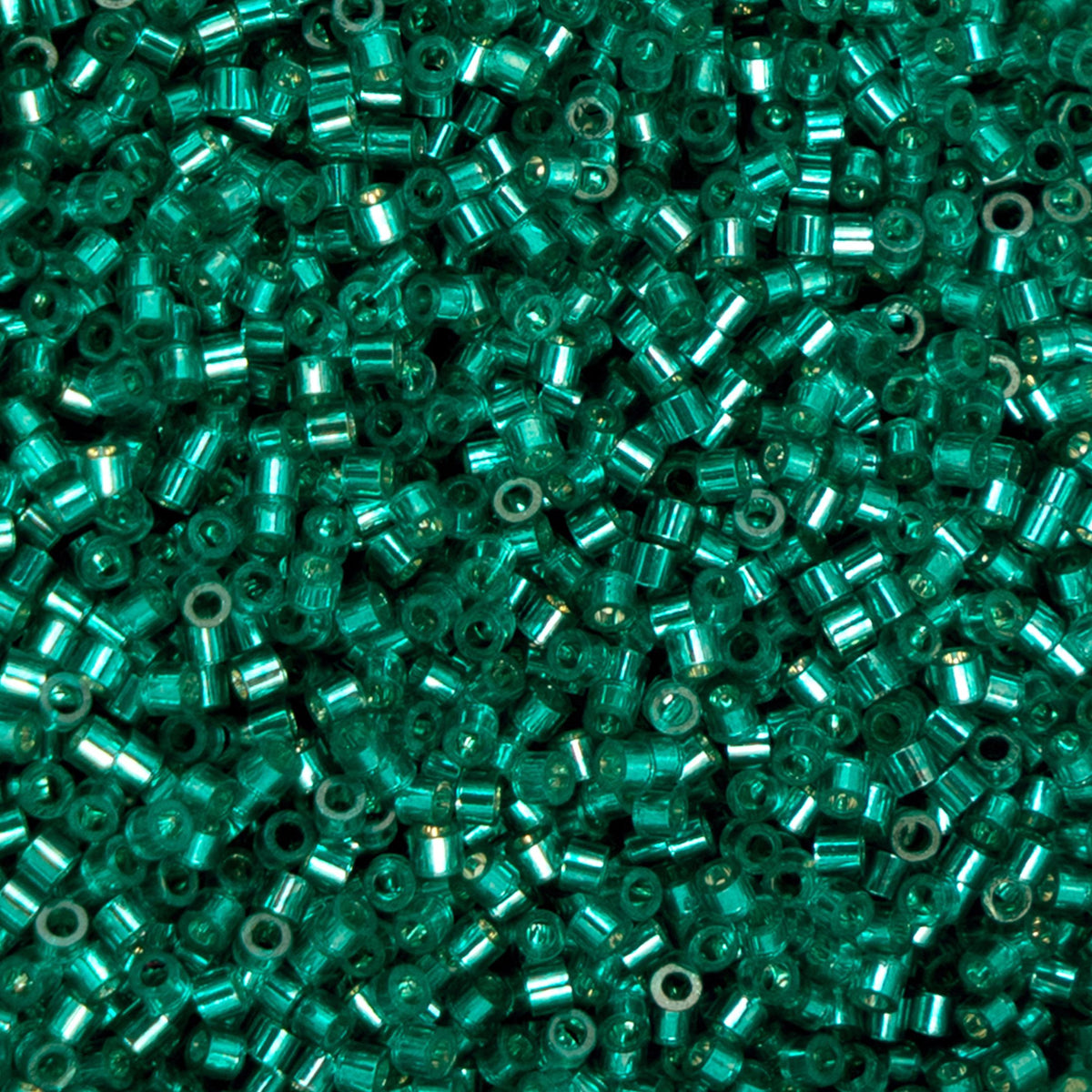 Tropic Teal Silver Lined - Cylin Bead 11/0 - 25g