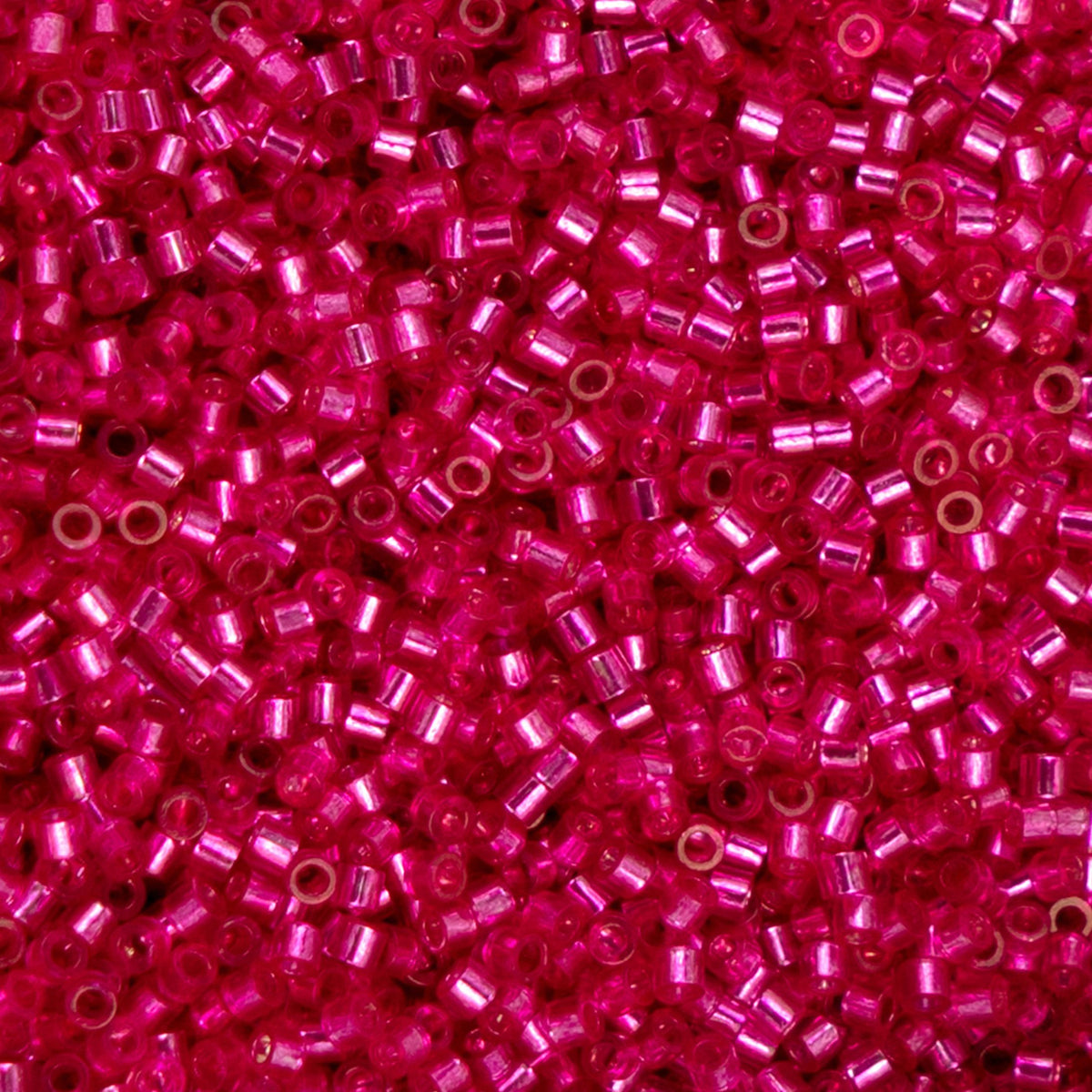 Fuchsia Silver Lined - Cylin Bead 11/0 - 25g