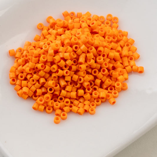 Opaque Mandarin Silk Matte - Cylin Bead 11/0 - 25g