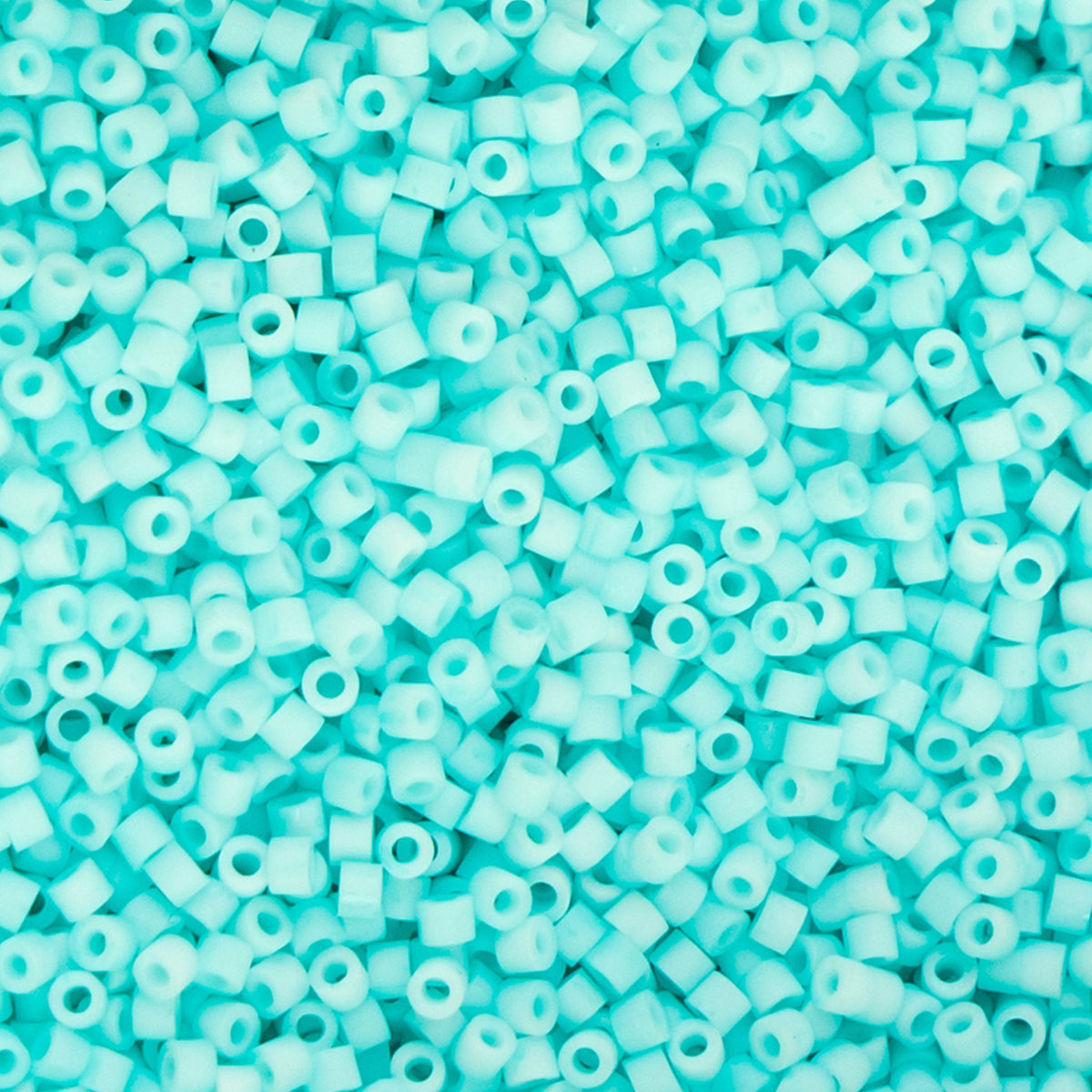 Blue Turquoise Matte Macaron - Cylin Bead 11/0 - 25g