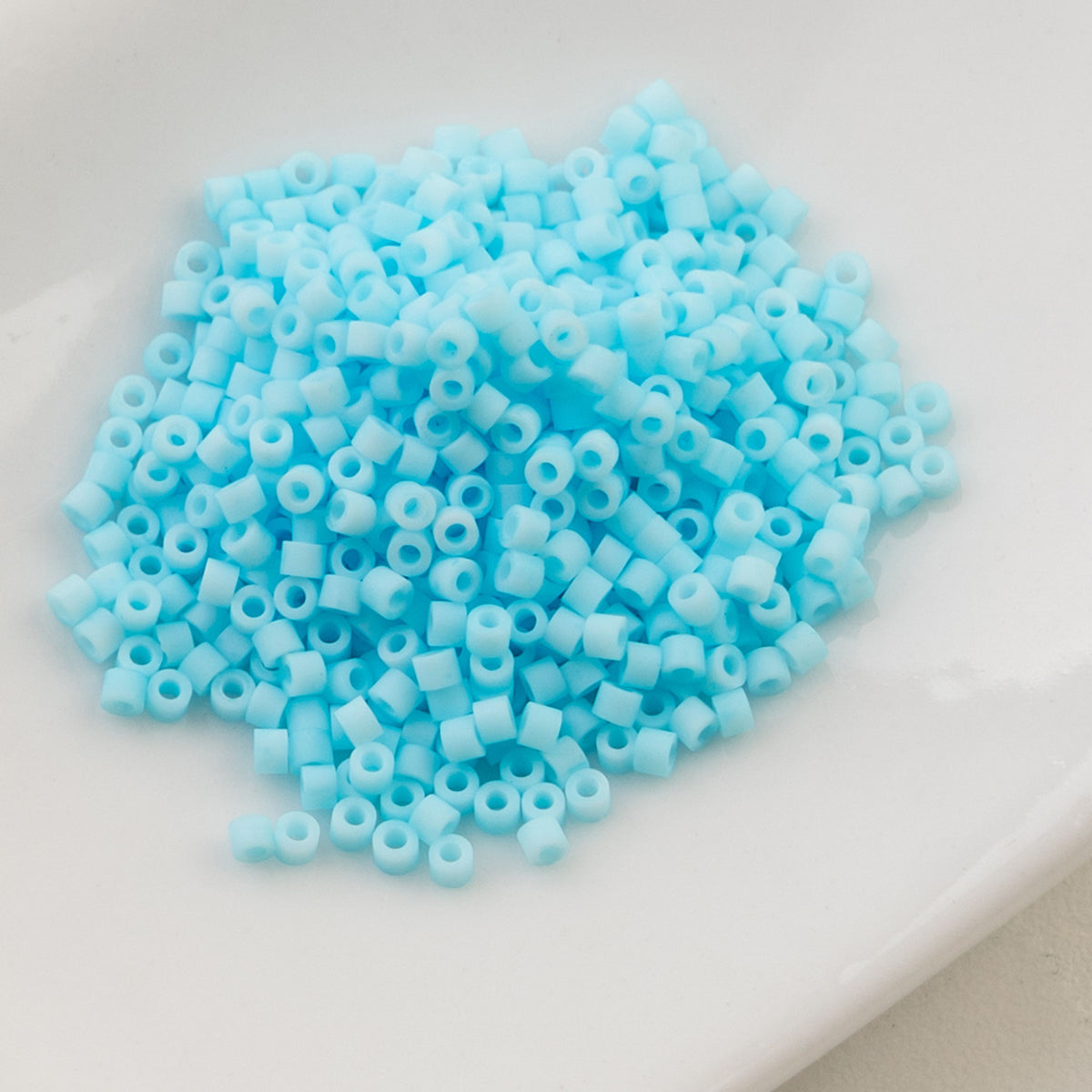 Light Blue Matte Macaron - Cylin Bead 11/0 - 25g