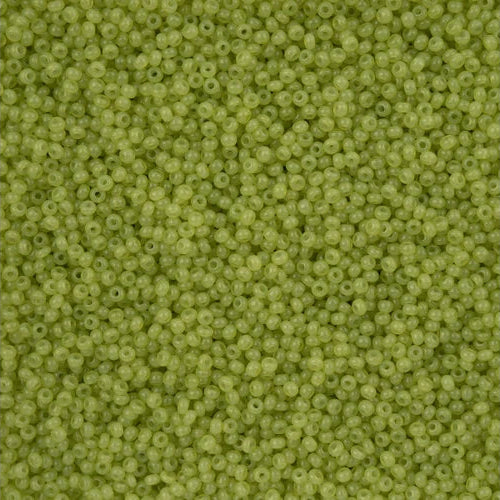 Alabaster Light Green Solgel 11/0