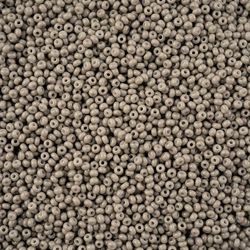 Grey Chalk Dyed Solgel 11/0