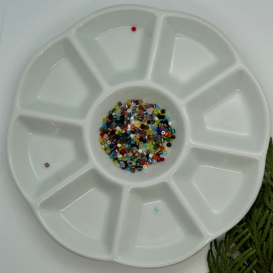 Ceramic Bead Tray - 9 Compartments