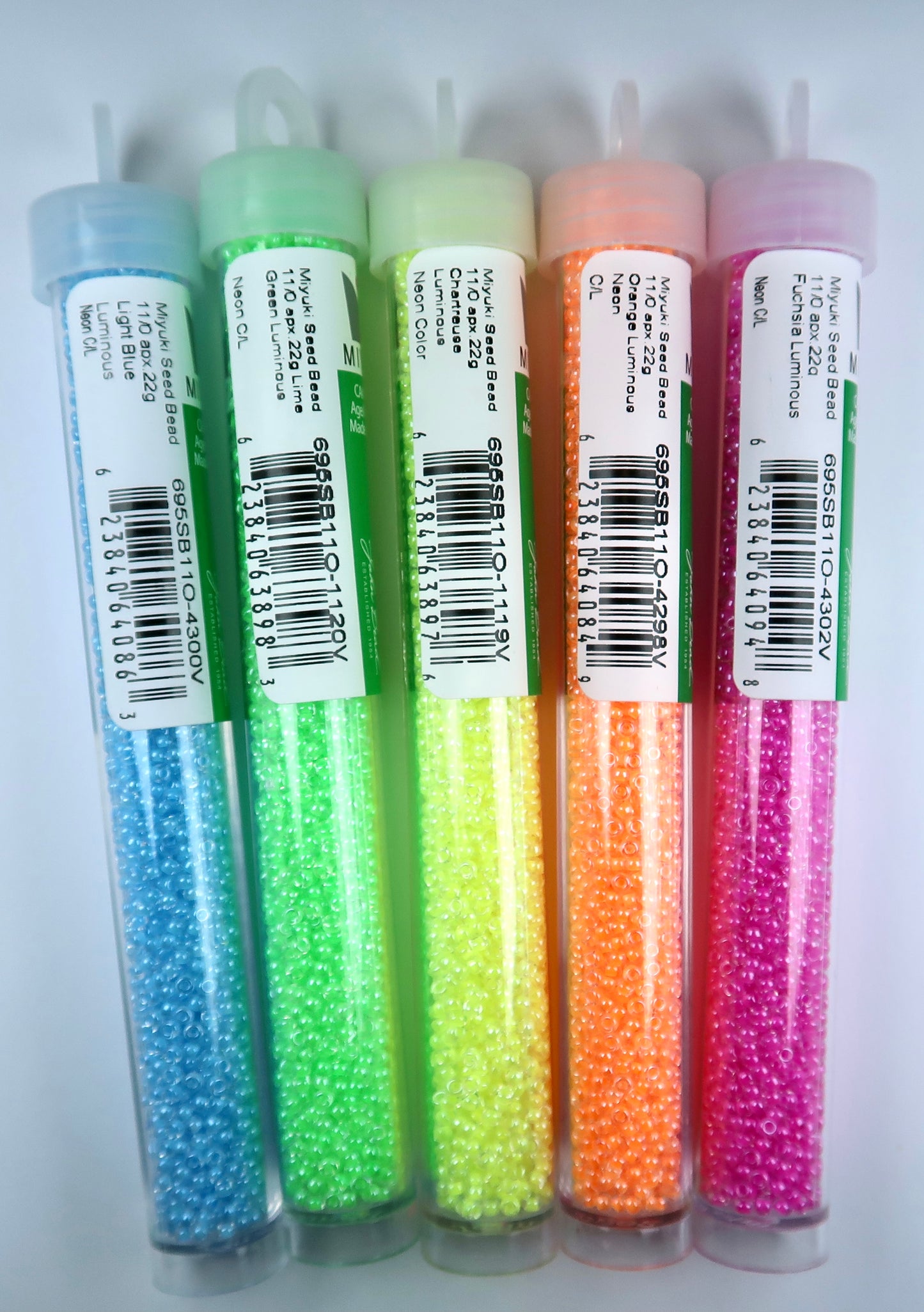 Miyuki 11/0 Seed Bead Neon Collection