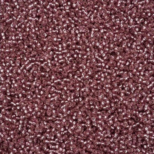 Silver Lined Plum Solgel 11/0