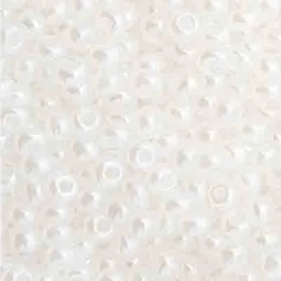 Opaque White Dyed Pearl 11/0