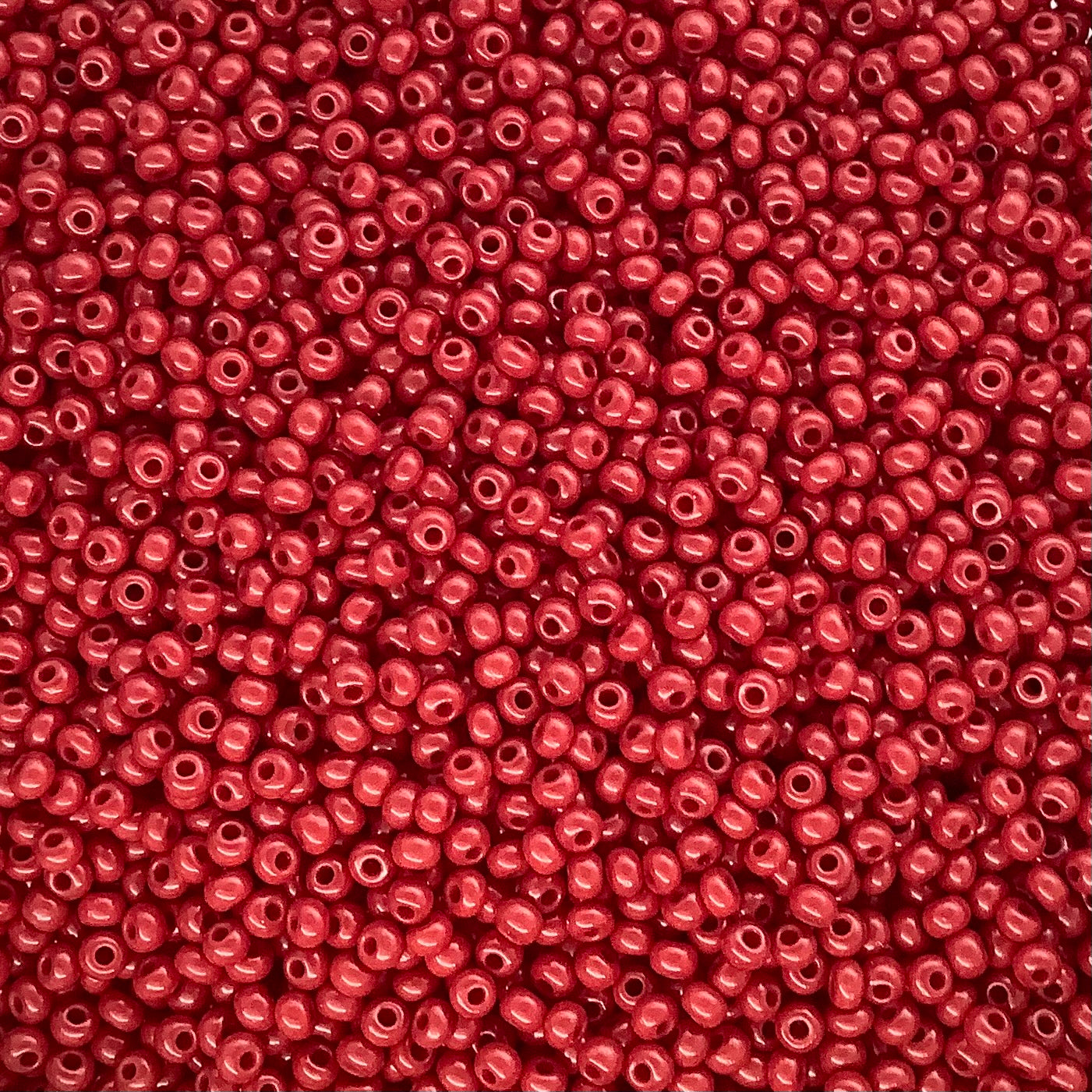 Opaque Dark Red 11/0