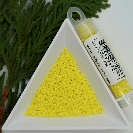 Yellow - Miyuki 11/0 Delica Seed Bead