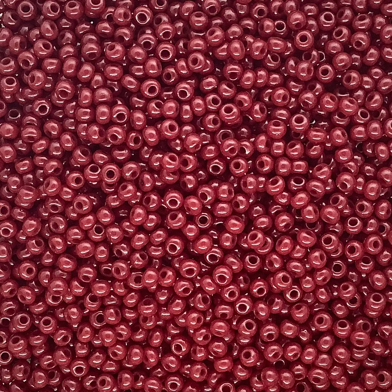 Opaque Dark Red 10/0