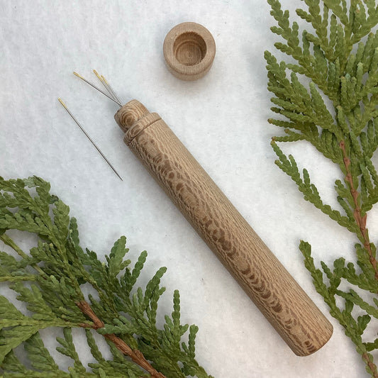 Wooden Needle Case