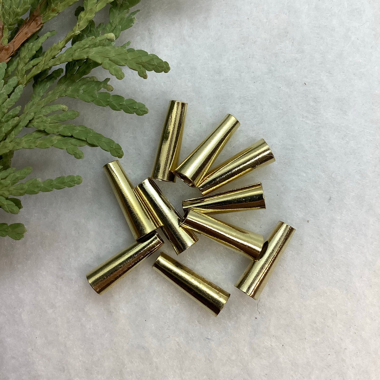 Cones Bright Gold - 10mm (10pcs)