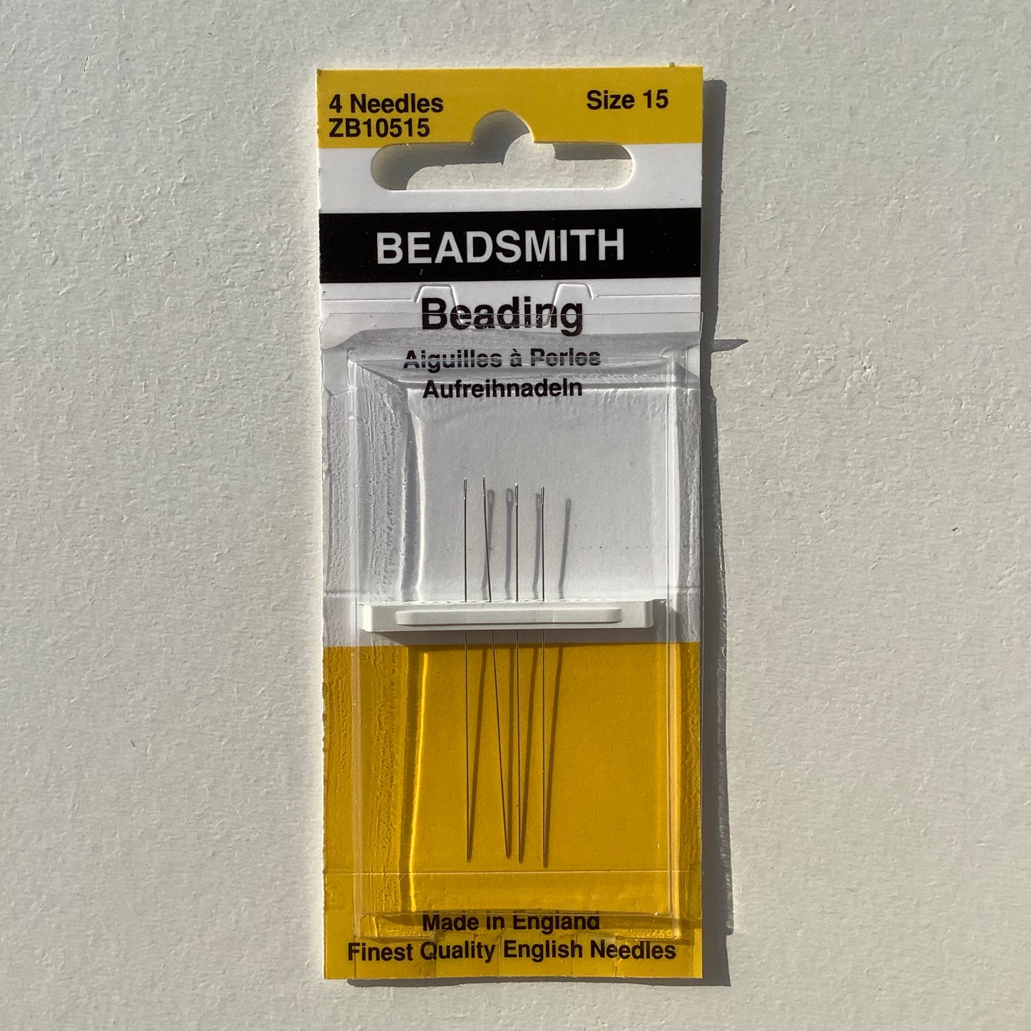 Beading Needles #15 - 4pack