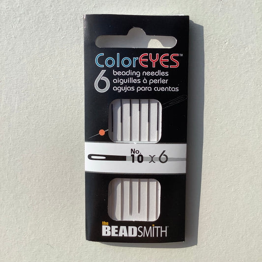 ColourEyes Beading Needle Black #10 - 6pack