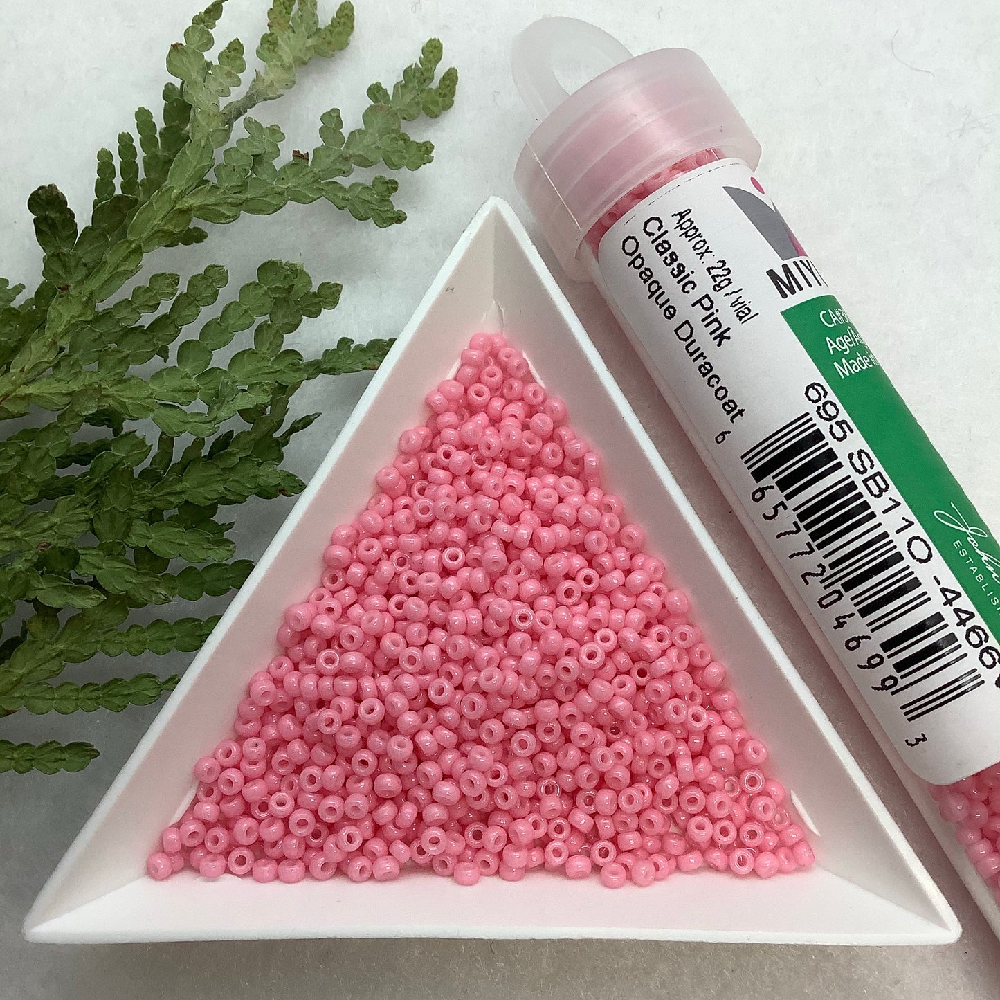 Classic Pink Opaque Duracoat - Miyuki Seed Bead 11/0 - 22g