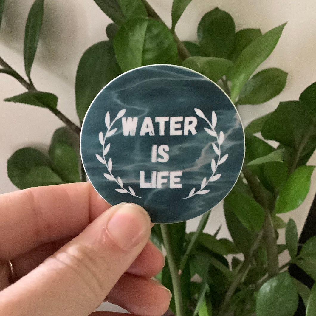 Water Is Life Sticker