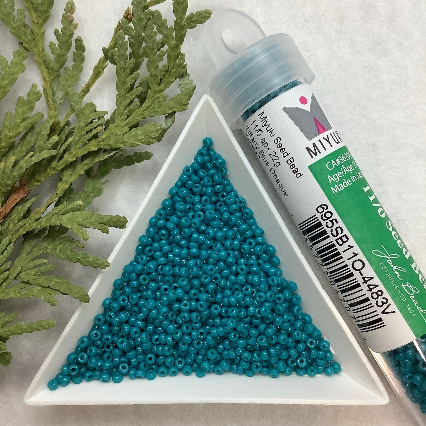 Tiffany Blue Opaque Duracoat - Miyuki Seed Bead 11/0 - 22g