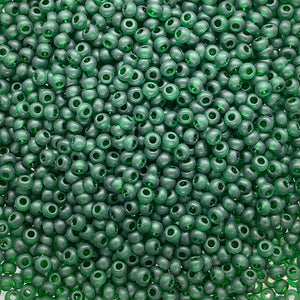 Matte Transparent Dark Green 10/0
