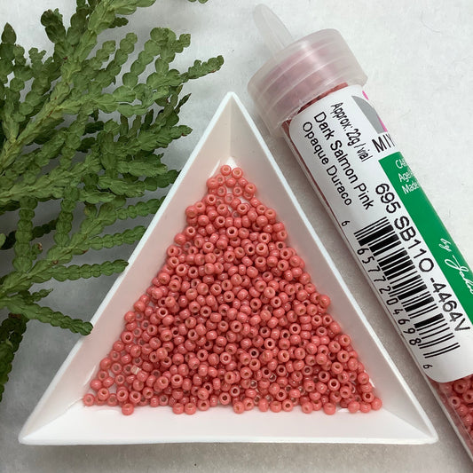 Dark Salmon Pink - Miyuki Seed Bead 11/0 - *BULK*